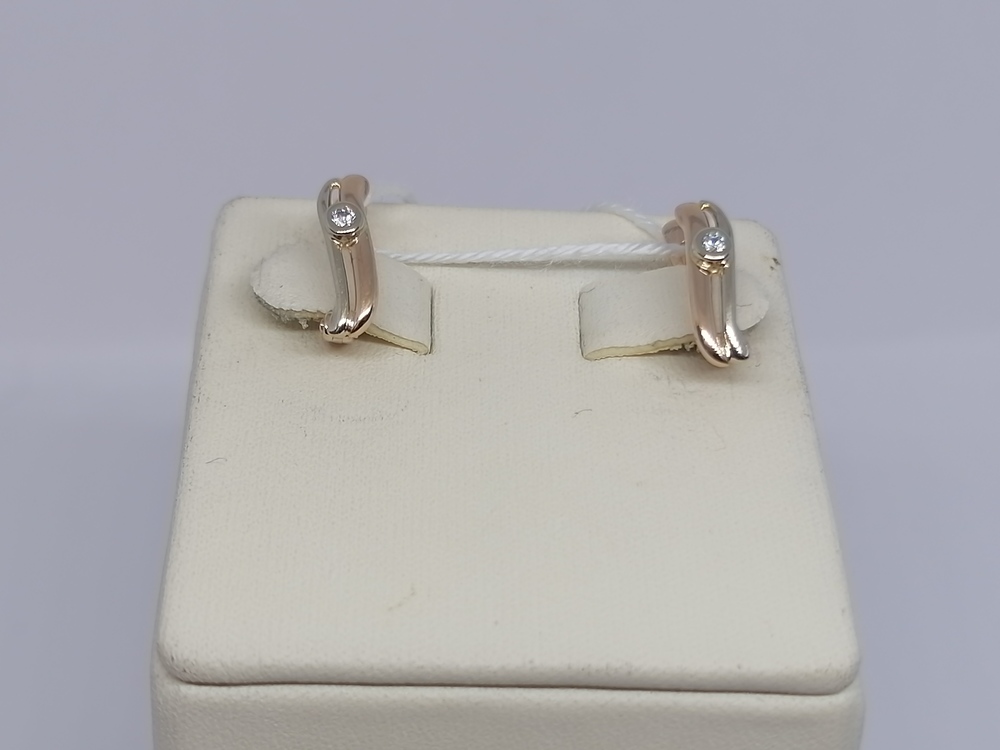 СЕРЬГИ С КАМНЕМ (Au 585)