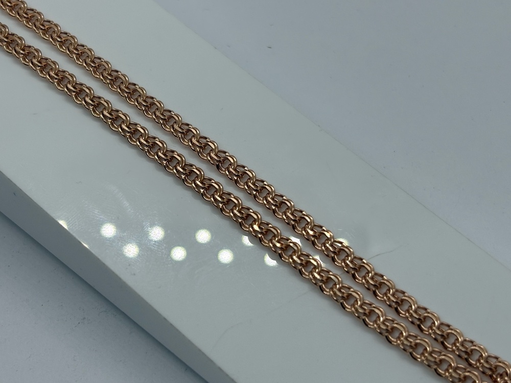 ЦЕПЬ ПУСТОТЕЛАЯ Бисмарк (Au 585)