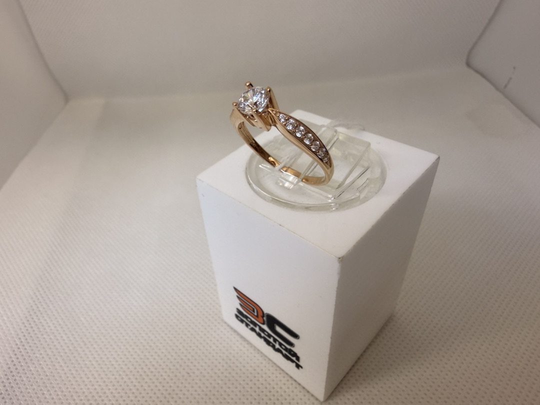 КОЛКМИ585 КОЛЬЦО С КАМНЯМИ (Au 585)