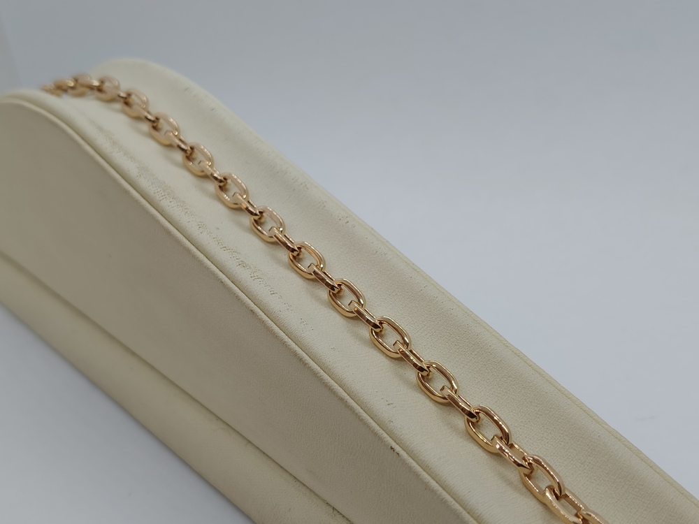 БРАСЛЕТ ПУСТОТЕЛЫЙ Якорное (Au 585)