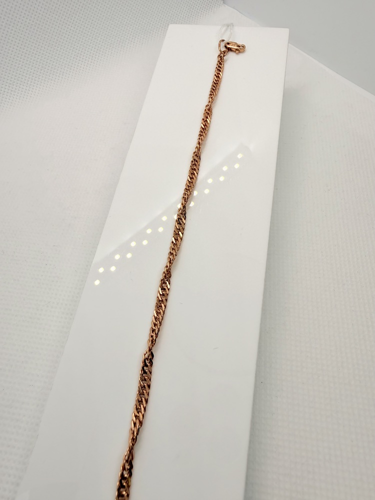 БРАСЛЕТ ПУСТОТЕЛЫЙ Сингапур Au 585