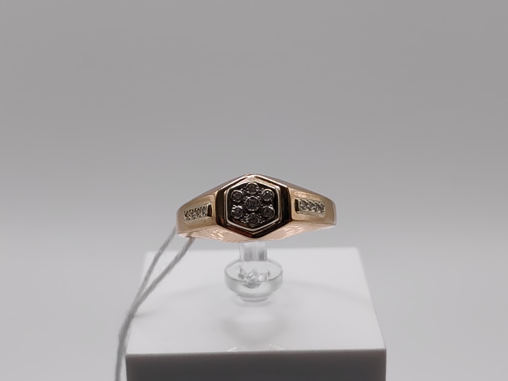 ПЕЧКМИ585 ПЕЧАТКА С КАМНЯМИ (Au 585)