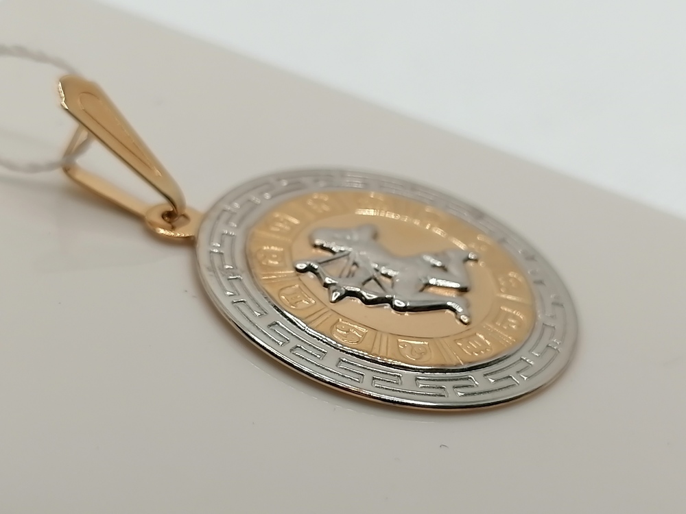 ПОДВЕСКА ЗНАК ЗОДИАКА СТРЕЛЕЦ (Au 585)