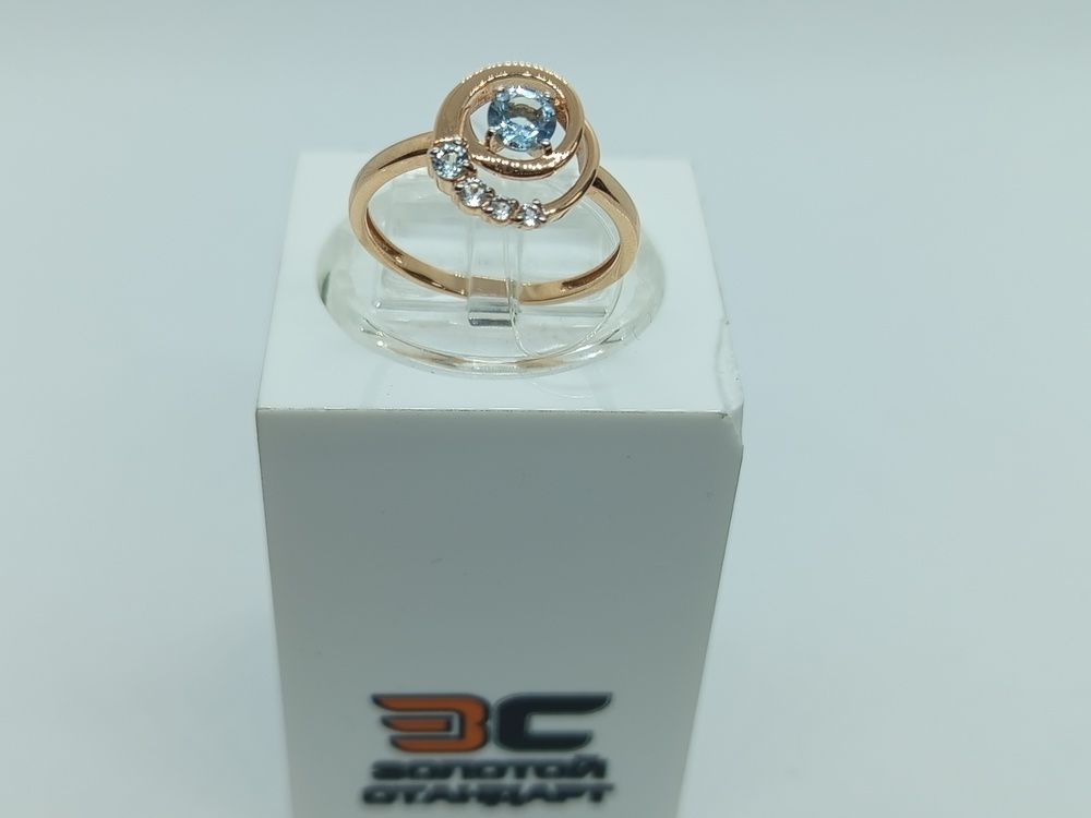 КОЛЬЦО ТОПАЗ (Au 585)