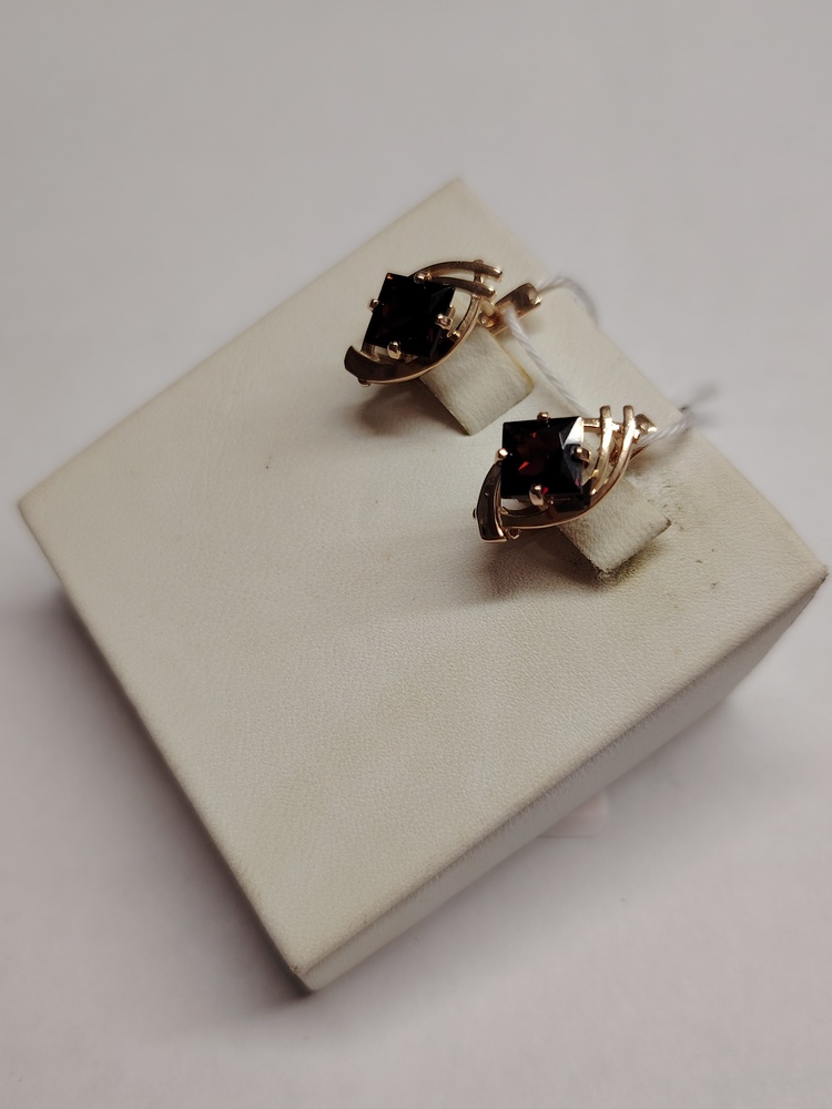 СЕРЬГИ С КАМНЕМ (Au 585)