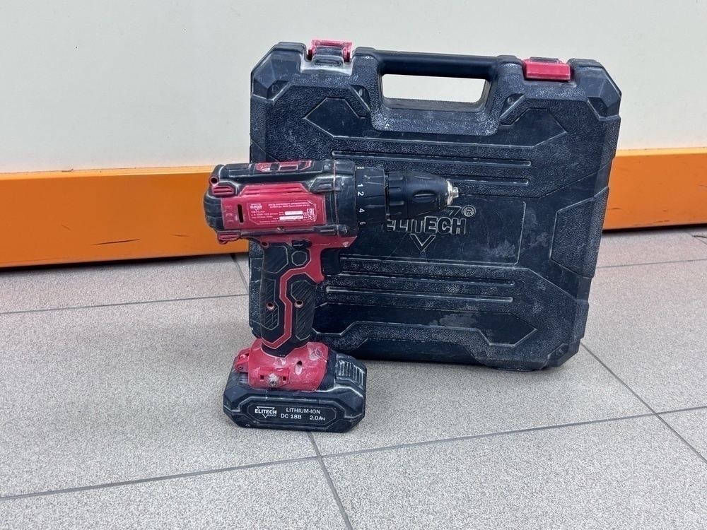 Шуруповерт Elitech ДА 18СЛ2