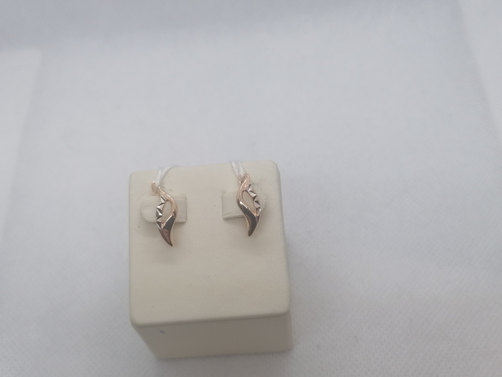 СЕРЬГИ БЕЗ КАМНЯ (Au 585)