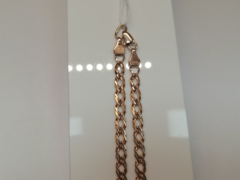 ЦЛР2585 ЦЕПЬ ПОЛНОВЕСНАЯ Ромб двойной (Au 585)