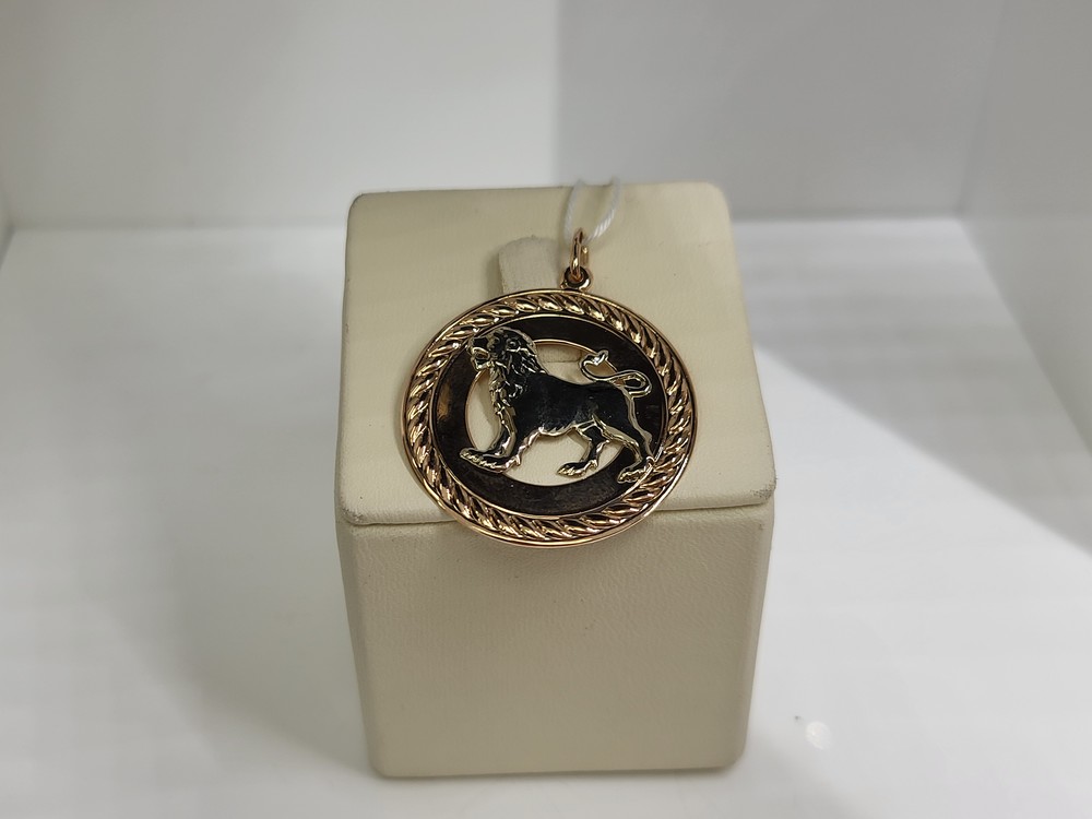 ПОДВЕСКА ЗНАК ЗОДИАКА ЛЕВ Au 585