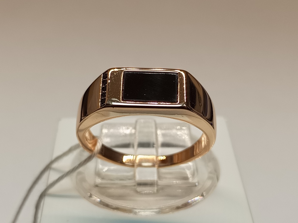 ПЕЧАТКА С КАМНЯМИ (Au 585)