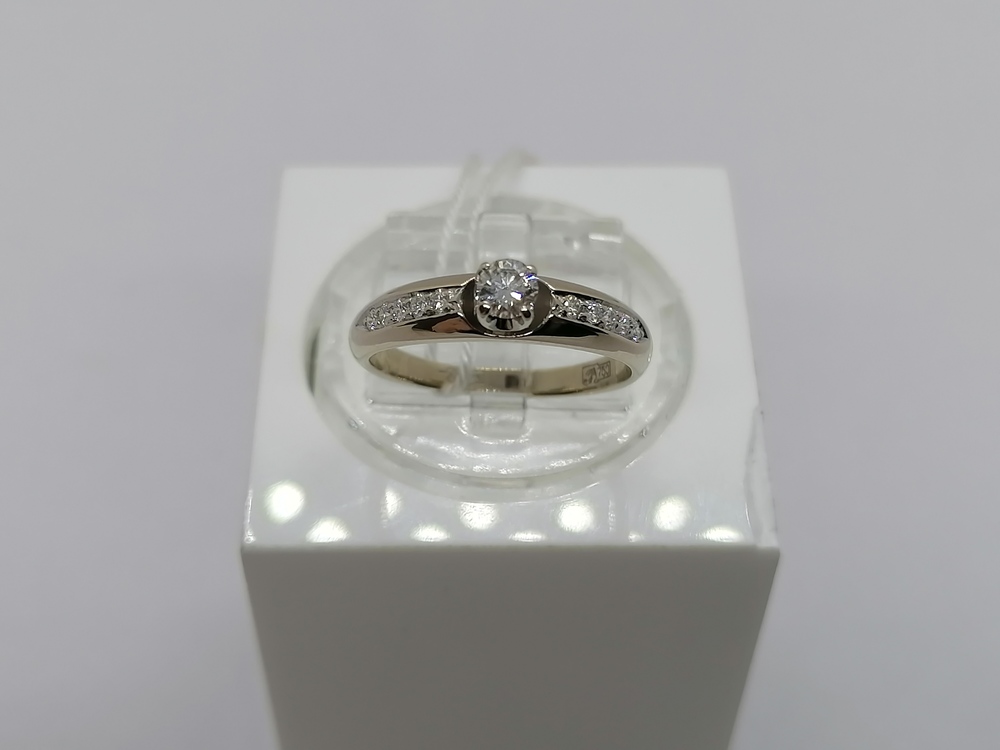 КОЛЬЦО БРИЛЛИАНТ Au 750