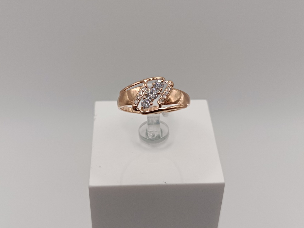 КОЛКМИ585 КОЛЬЦО С КАМНЯМИ (Au 585)