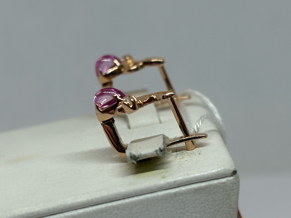 СЕРЬГИ С КАМНЯМИ (Au 585)