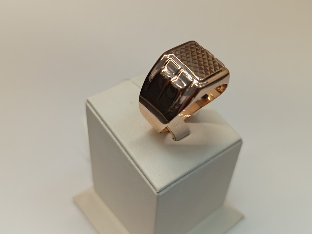 КОЛЬЦО ПЕЧАТКА без камня (Au 585)