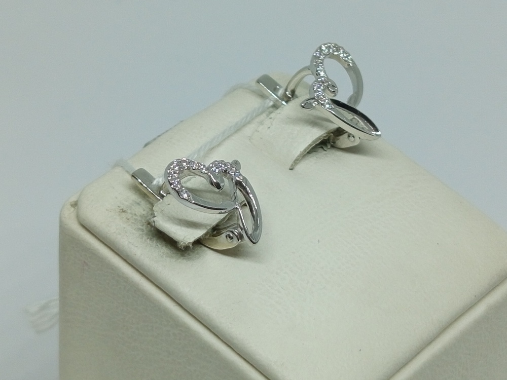 СКМИ585 СЕРЬГИ С КАМНЯМИ (Au 585)