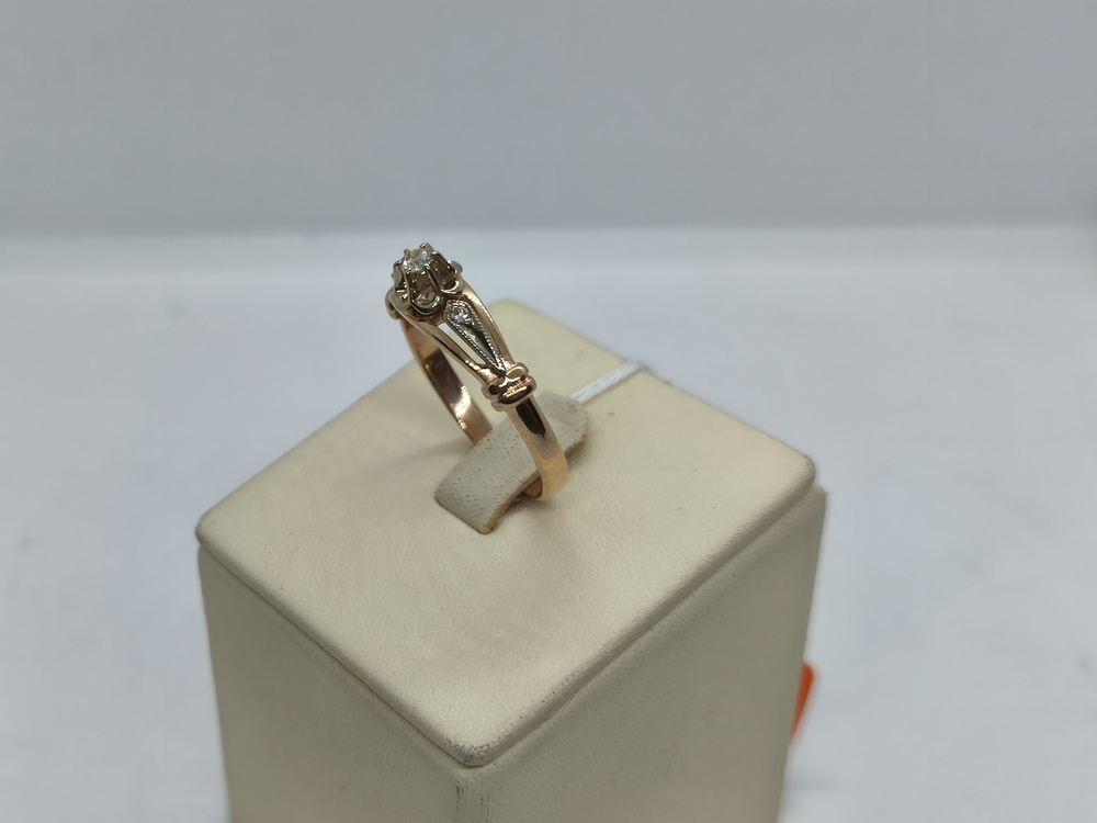 КОЛЬЦО БРИЛЛИАНТ Au 585