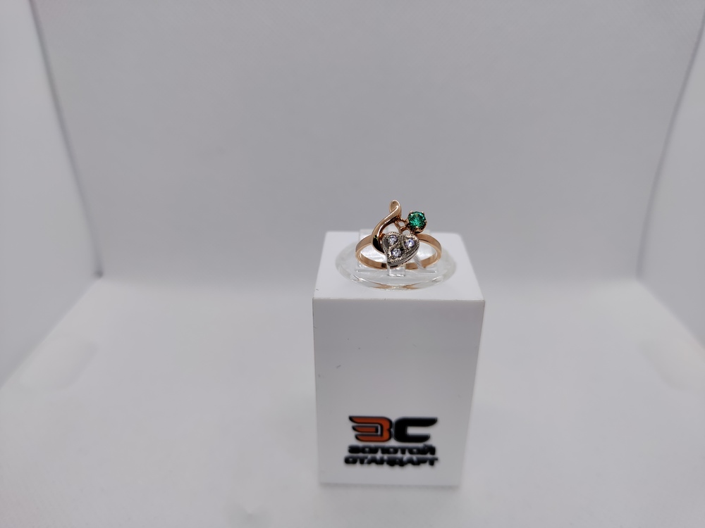 КОЛКМИ585 КОЛЬЦО С КАМНЯМИ (Au 585)
