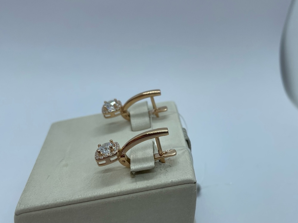 СЕРЬГИ С КАМНЯМИ (Au 585)