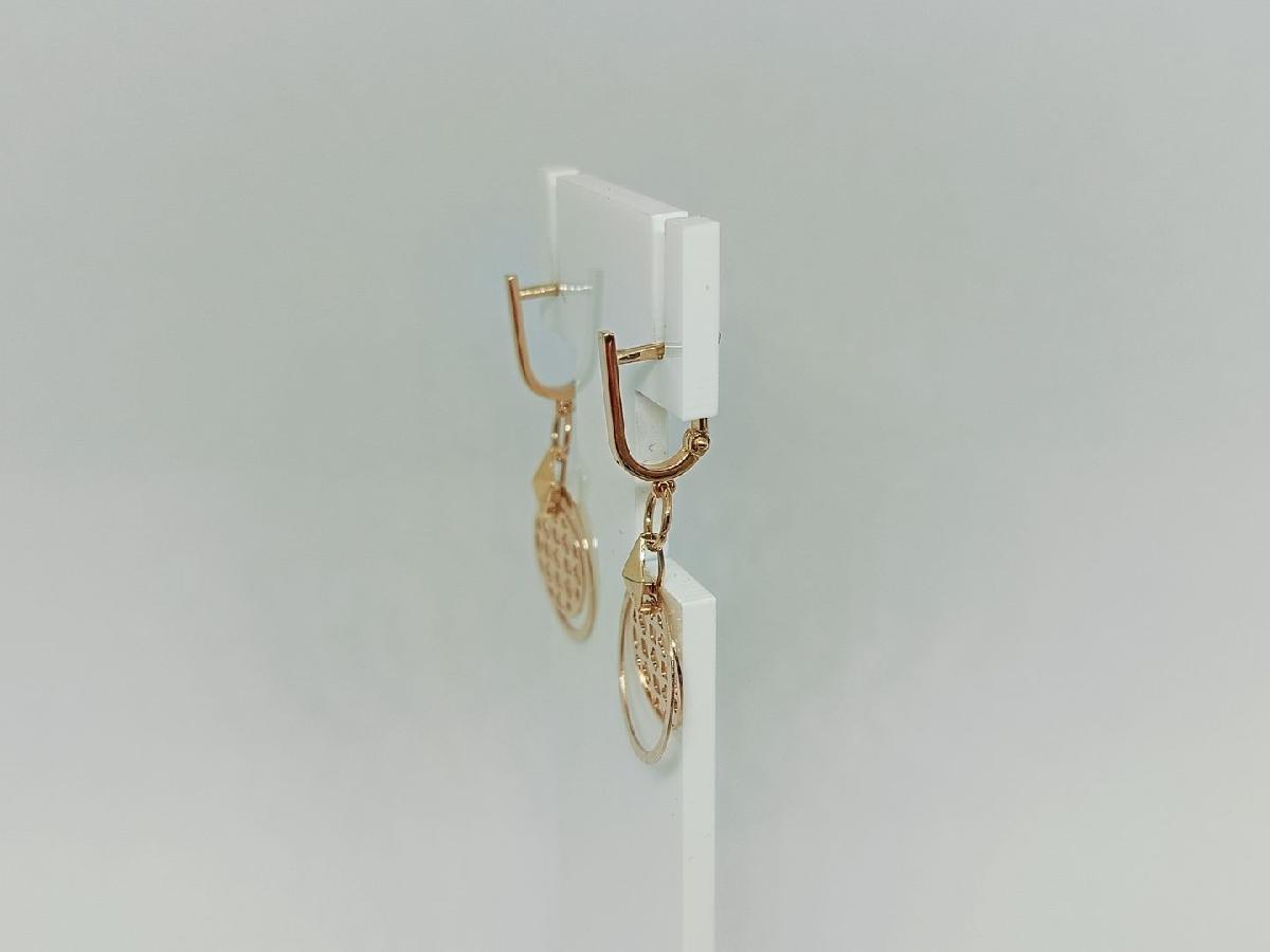 СЕРЬГИ БЕЗ КАМНЯ (Au 585)