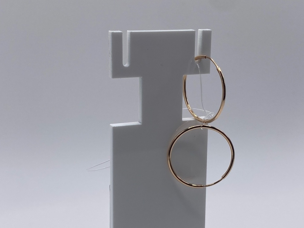 СЕРЬГИ КОНГО без камня (Au 585)