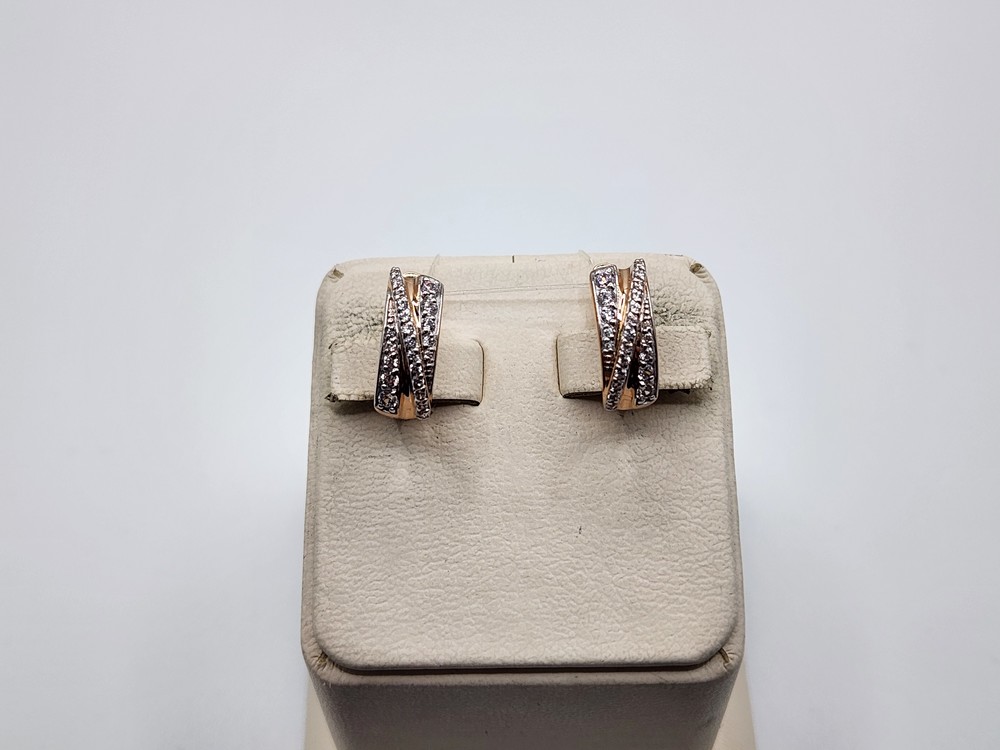 СЕРЬГИ С КАМНЯМИ (Au 585)