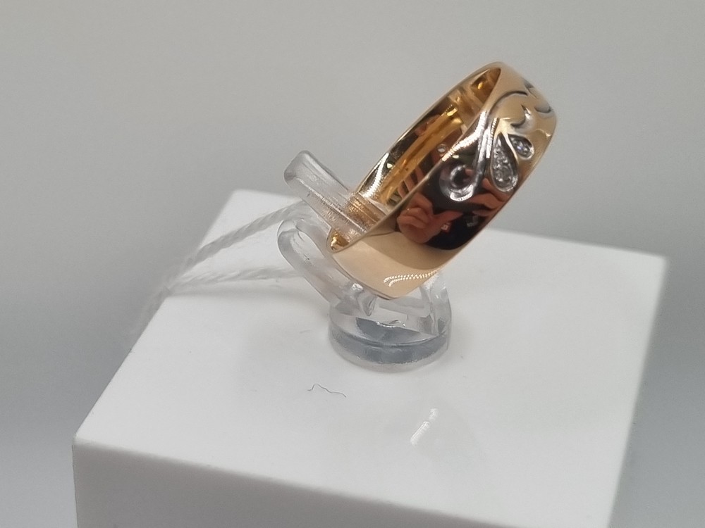 КОЛКМИ585 КОЛЬЦО С КАМНЯМИ (Au 585)