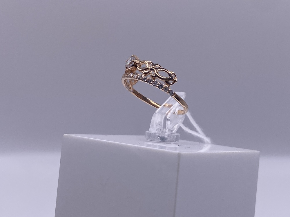 КОЛКМИ585 КОЛЬЦО С КАМНЯМИ (Au 585)