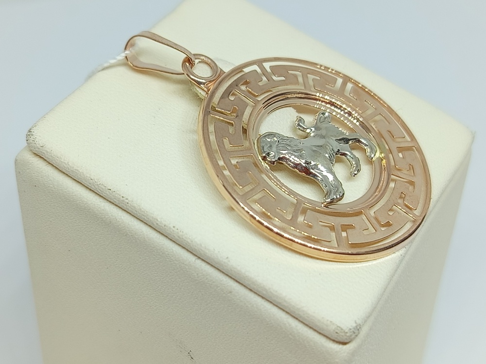 ПОДВЕСКА ЗНАК ЗОДИАКА ЛЕВ (Au 585)