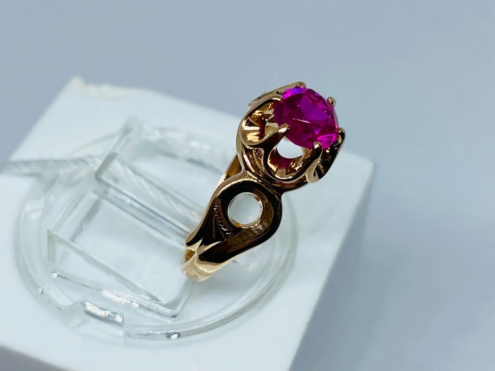 КОЛЬЦО С КАМНЕМ (Au 583)