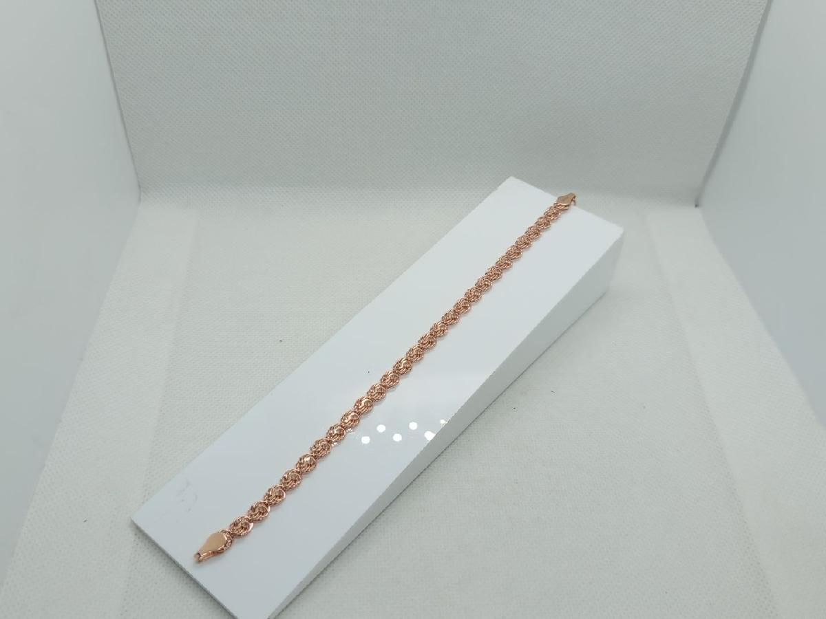 Роза Б050 БРАСЛЕТ ПУСТОТЕЛЫЙ Роза (Au 585)