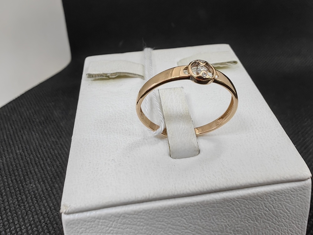 КОЛЬЦО БРИЛЛИАНТ Au 585