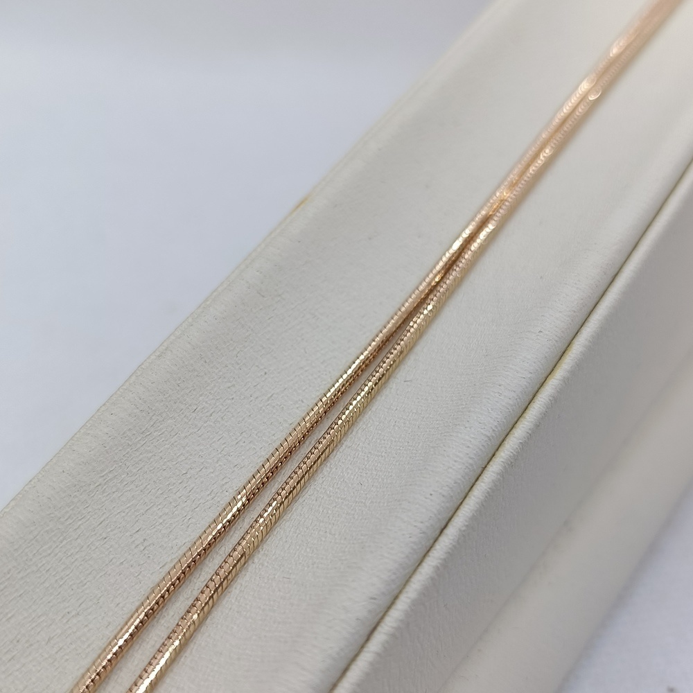 ЦЕПЬ ПОЛНОВЕСНАЯ Жгут(снейк) (Au 585)