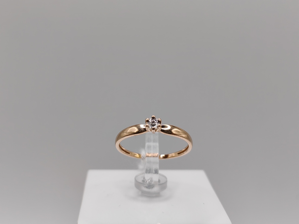 КОЛКМ585 КОЛЬЦО С КАМНЕМ (Au 585)