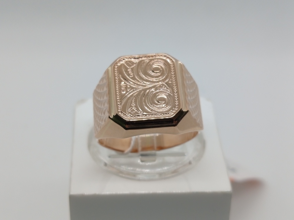 ПЕЧАТКА БЕЗ КАМНЯ (Au 583)