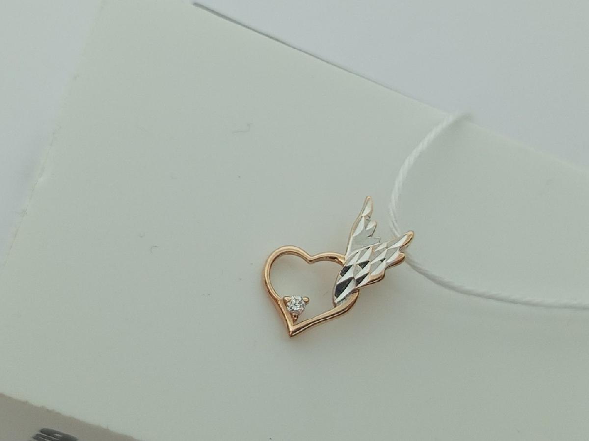 ПОДКМ585 ПОДВЕСКА С КАМНЕМ (Au 585)