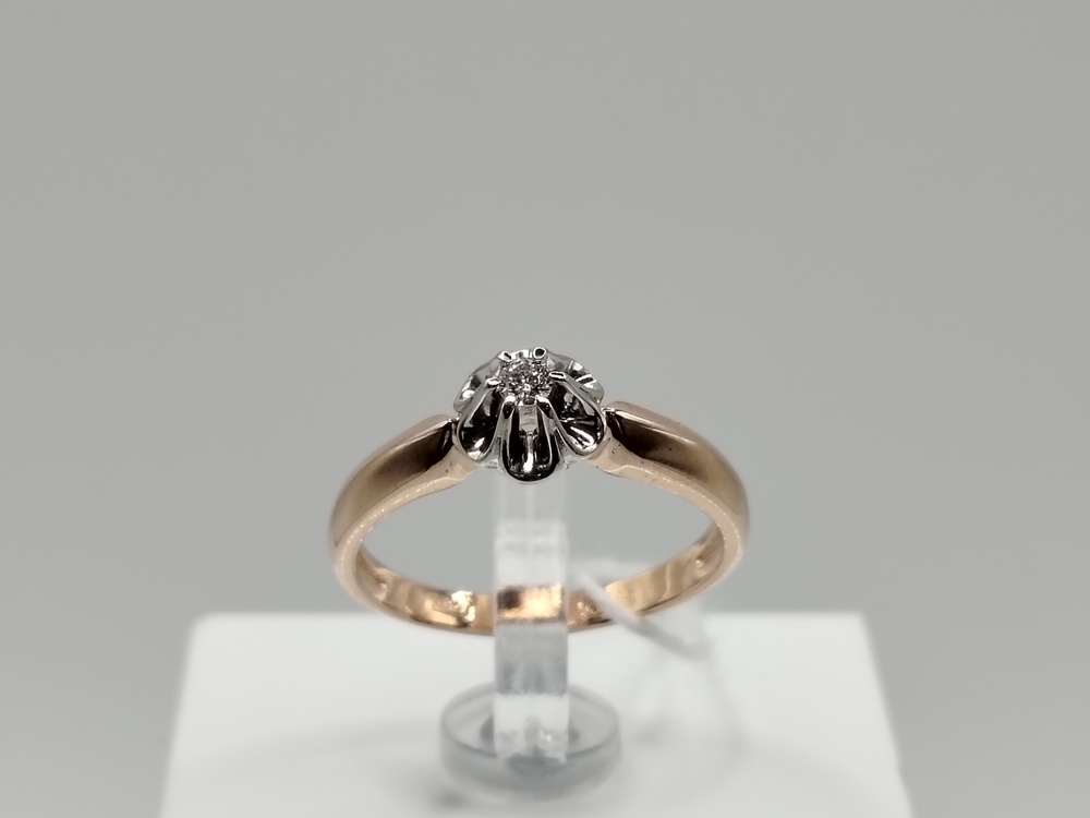 КОЛЬЦО БРИЛЛИАНТ Au 585