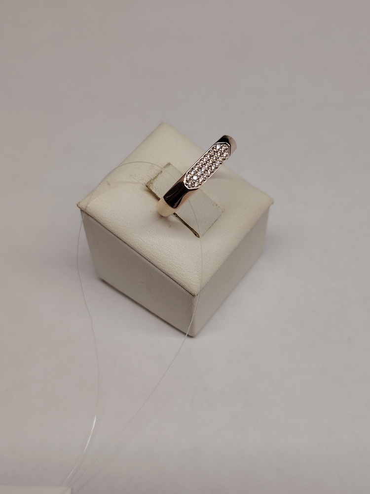 КОЛЬЦО С КАМНЯМИ (Au 585)