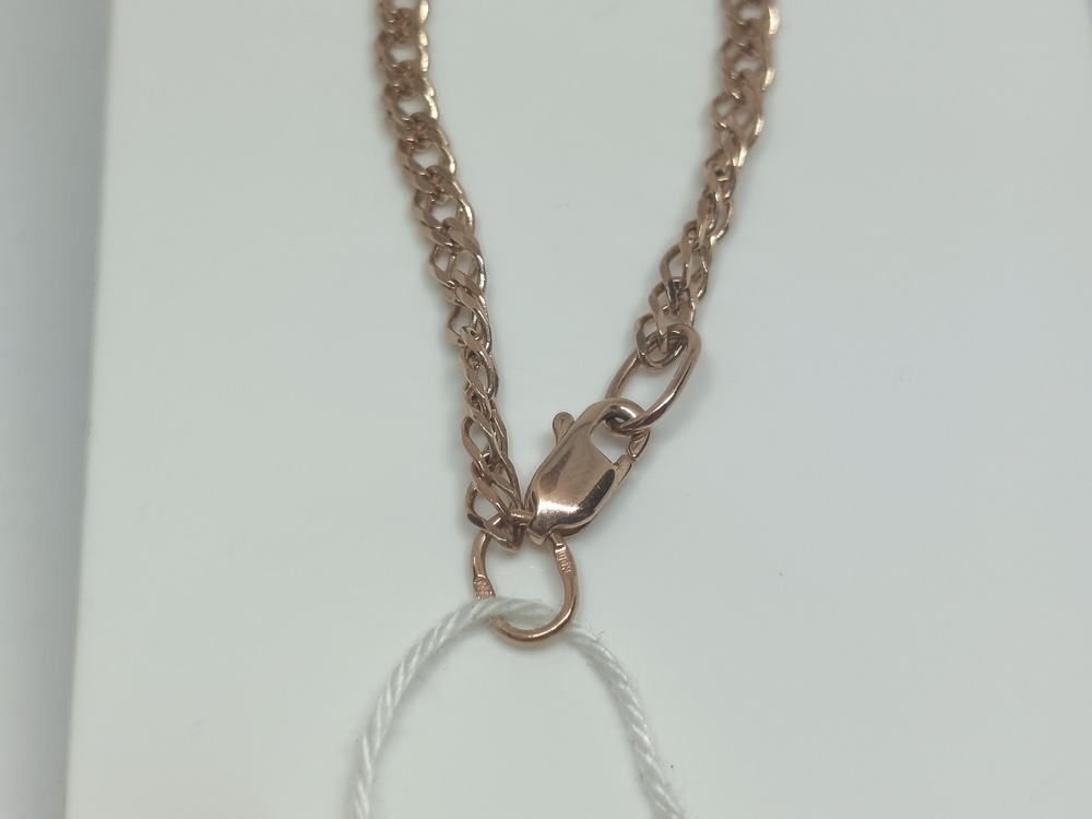 ЦЕПЬ ПОЛНОВЕСНАЯ Ромб двойной (Au 585)