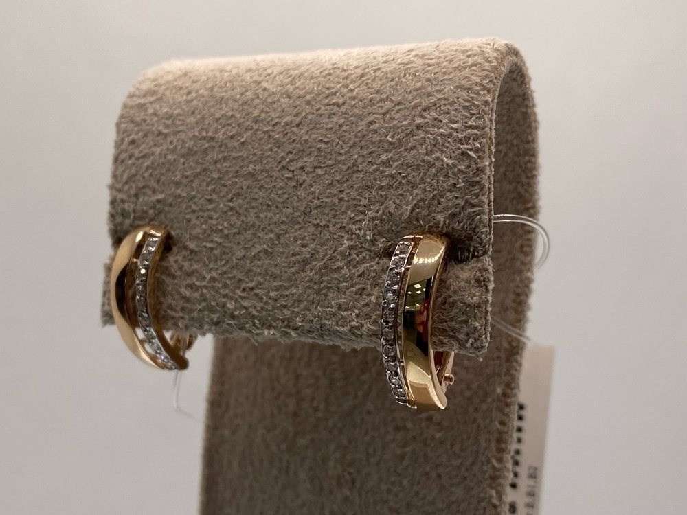 СЕРЬГИ С КАМНЯМИ (Au 585)