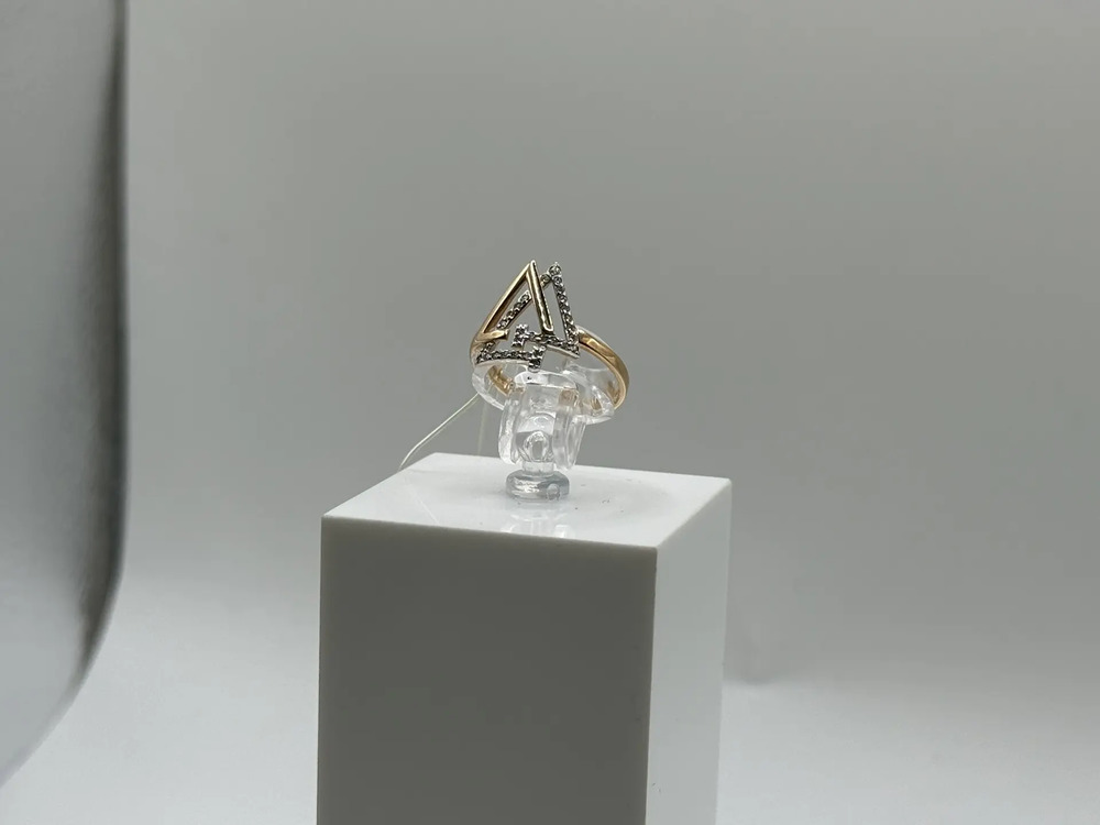 КОЛЬЦО С КАМНЯМИ (Au 585)