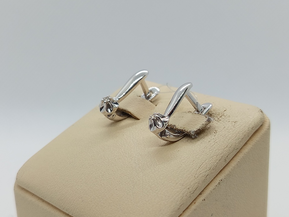 СЕРЬГИ БРИЛЛИАНТ (Ag 925)