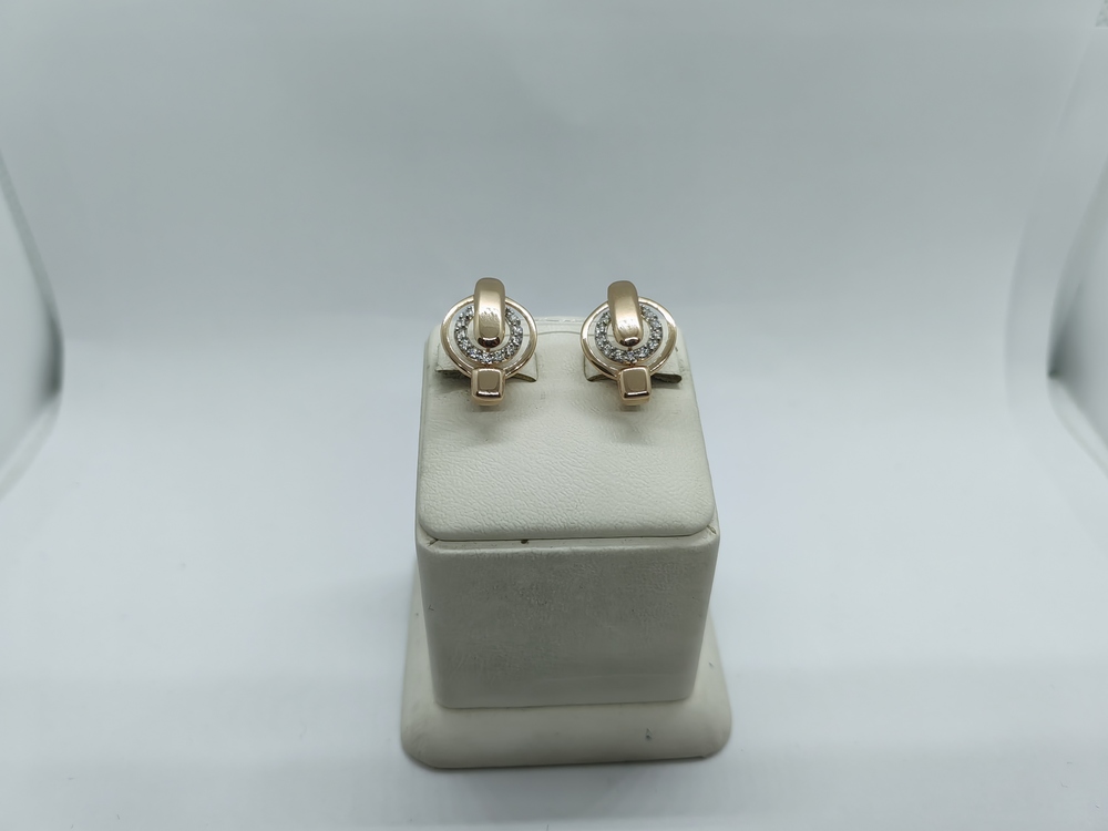 СЕРЬГИ С КАМНЯМИ (Au 585)