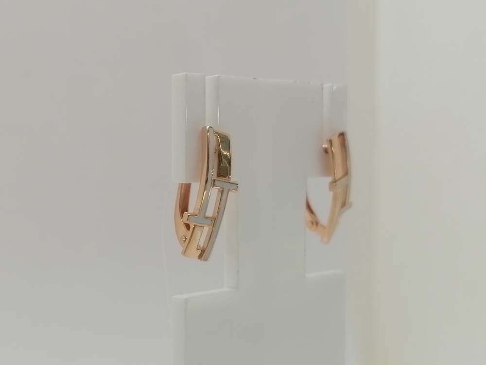 СЕРЬГИ ЭМАЛЬ (Au 585)