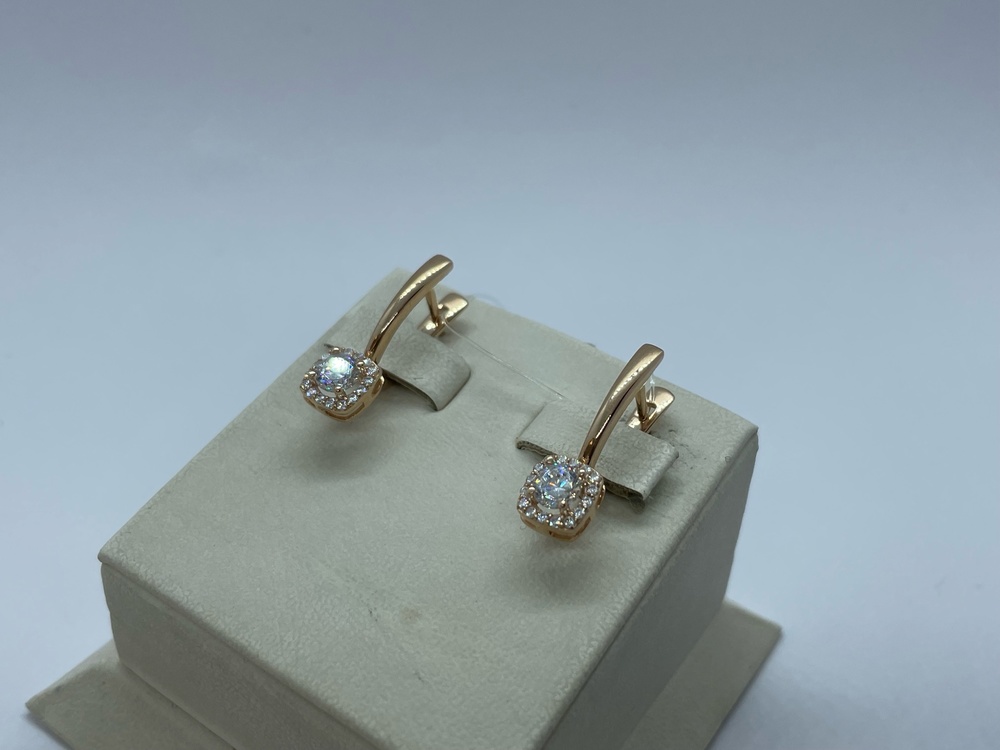 СЕРЬГИ С КАМНЯМИ (Au 585)