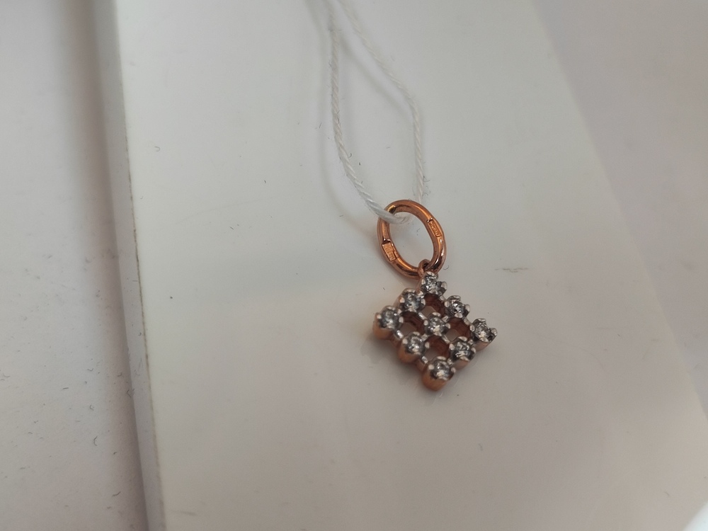 ПОДВЕСКА С КАМНЯМИ (Au 585)