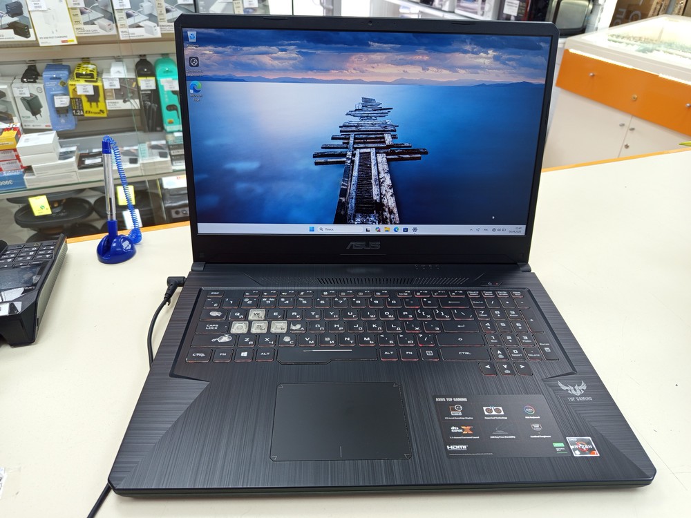 Ноутбук ASUS TUF GAMING; Ryzen 7 3750H, GeForce GTX 1650, 16 Гб, 500 Гб, Нет
