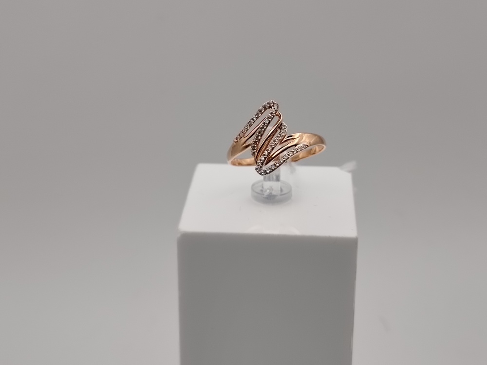 КОЛКМИ585 КОЛЬЦО С КАМНЯМИ (Au 585)