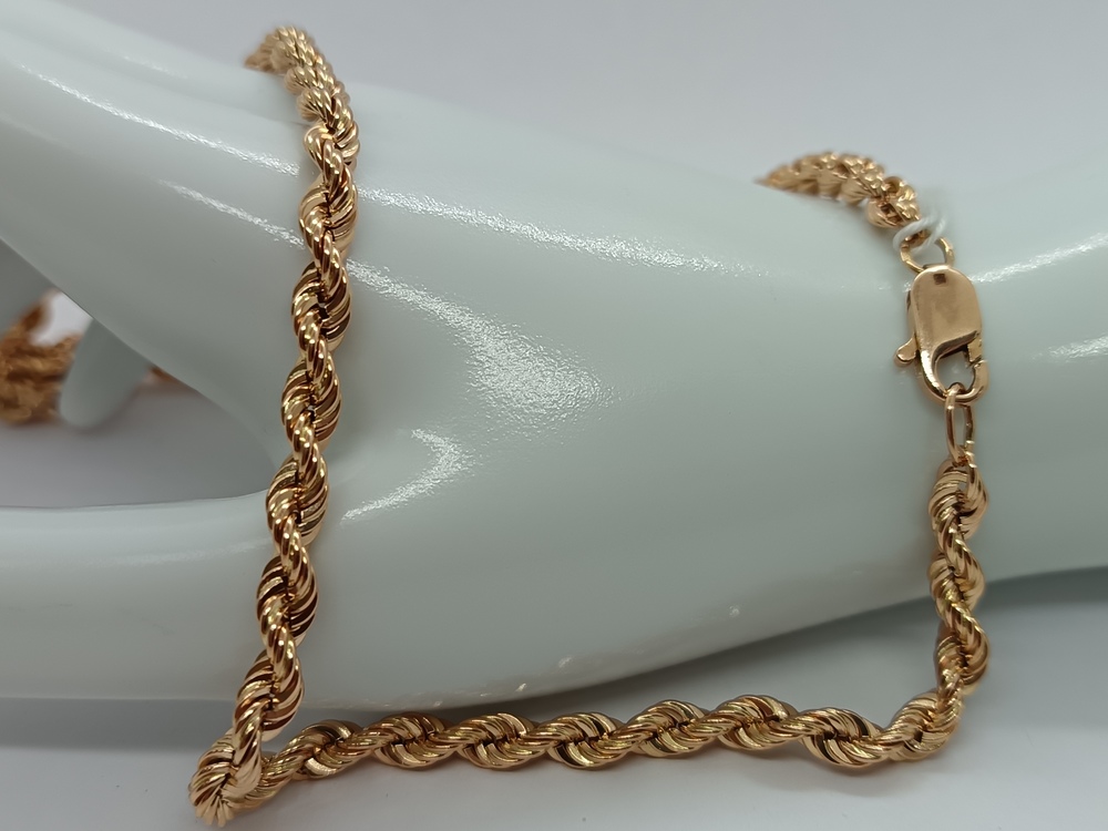 ЦЛВР585 ЦЕПЬ ПОЛНОВЕСНАЯ Веревка (Au 585)