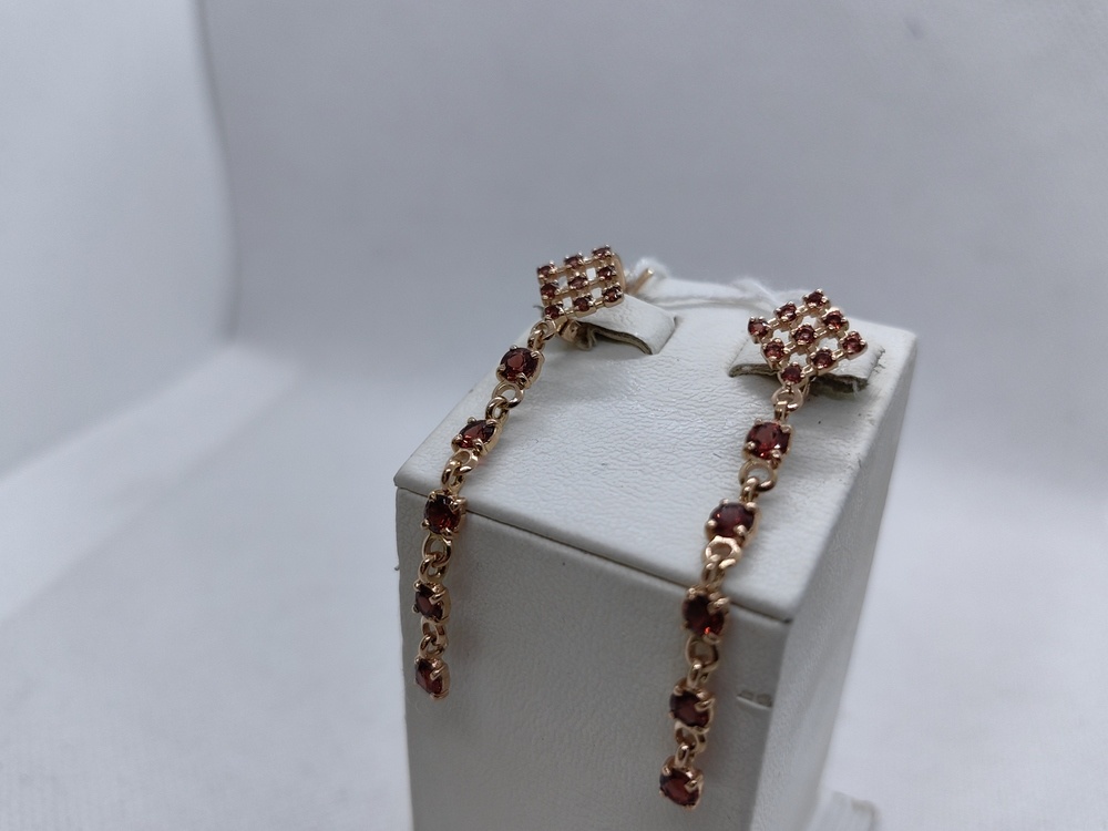 СЕРЬГИ С КАМНЯМИ (Au 585)