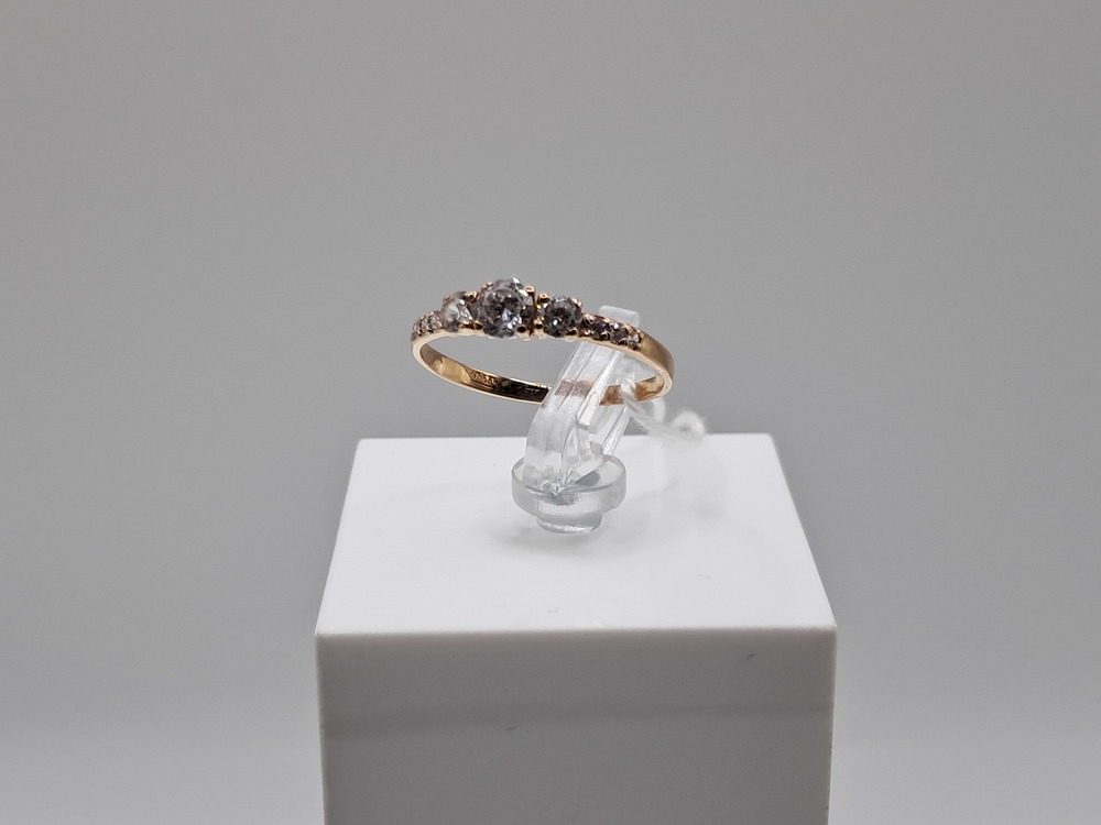 КОЛКМИ585 КОЛЬЦО С КАМНЯМИ (Au 585)